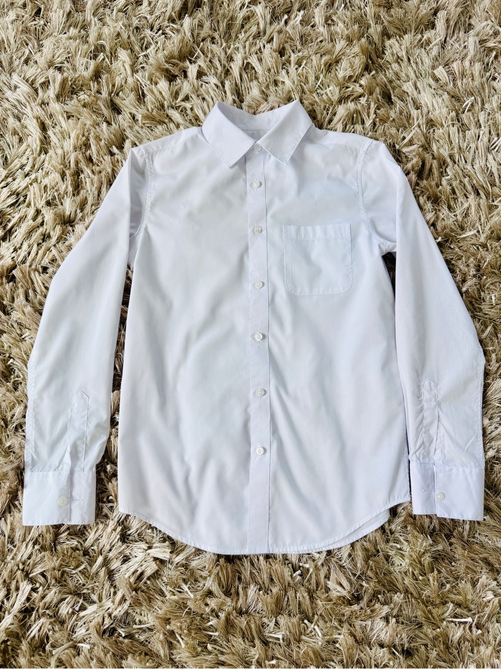 Appaman White Long-Sleeve Button-Up Dress Shirt